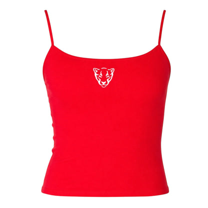 Spaghetti Strap Tank with Camp Logo, Mascot or Name