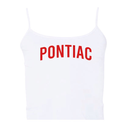 Spaghetti Strap Tank with Camp Logo, Mascot or Name