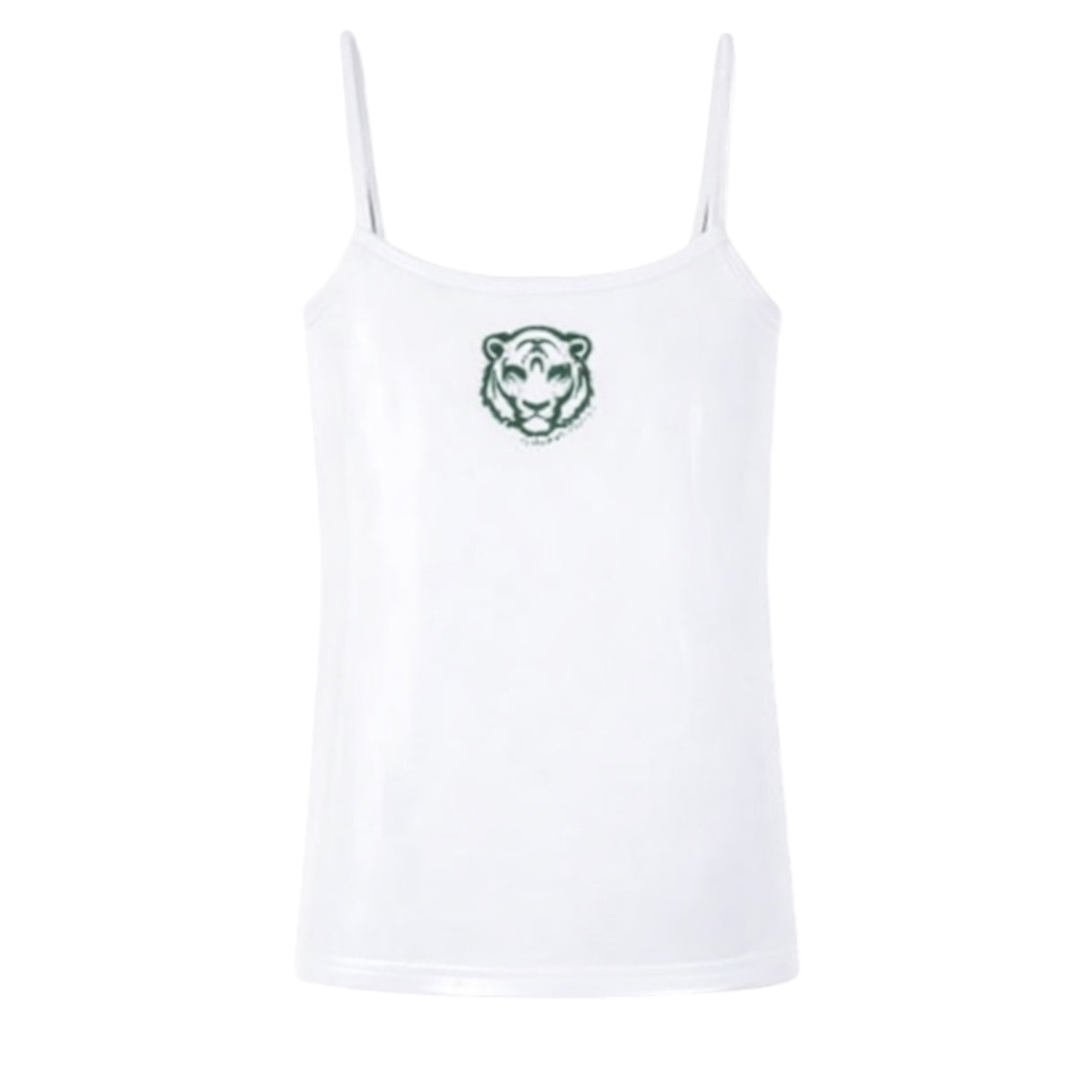 Spaghetti Strap Tank with Camp Logo, Mascot or Name