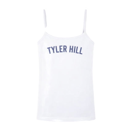 Spaghetti Strap Tank with Camp Logo, Mascot or Name