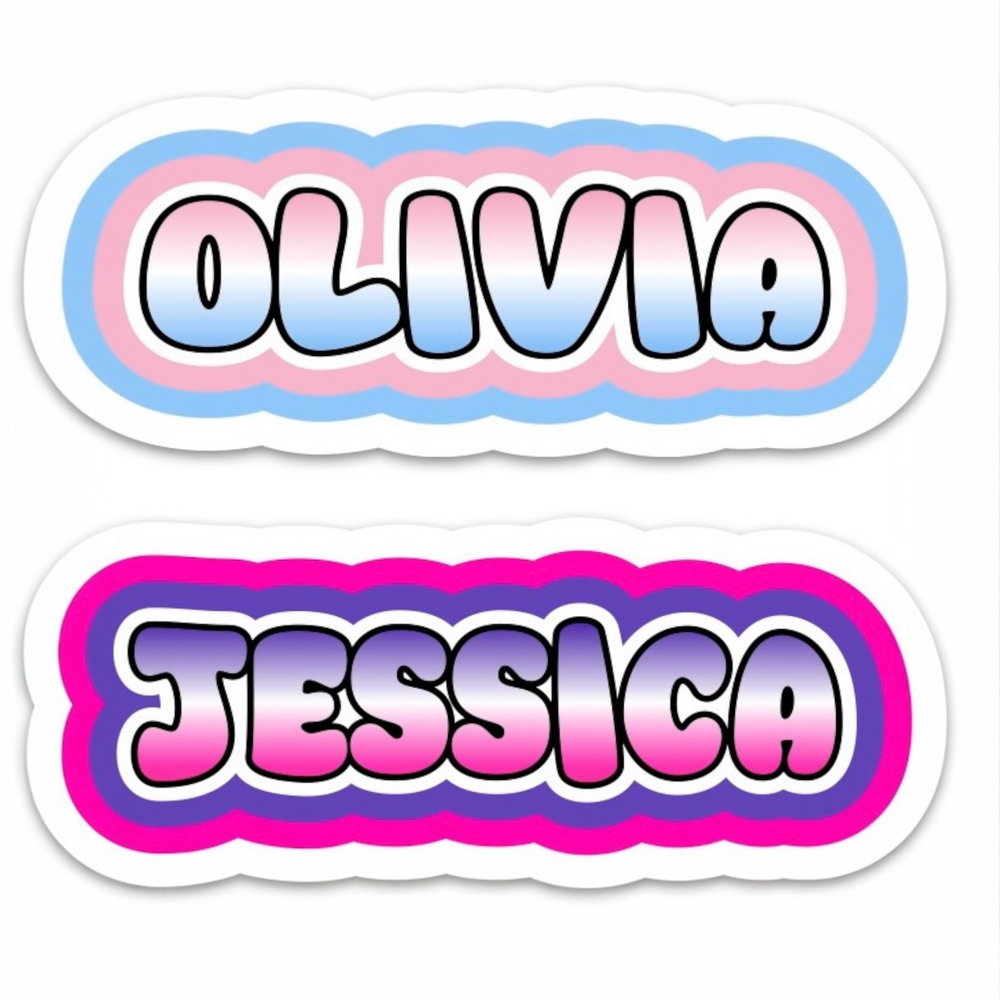 Personalized Spray Font Name Pillow (16" x 10" )