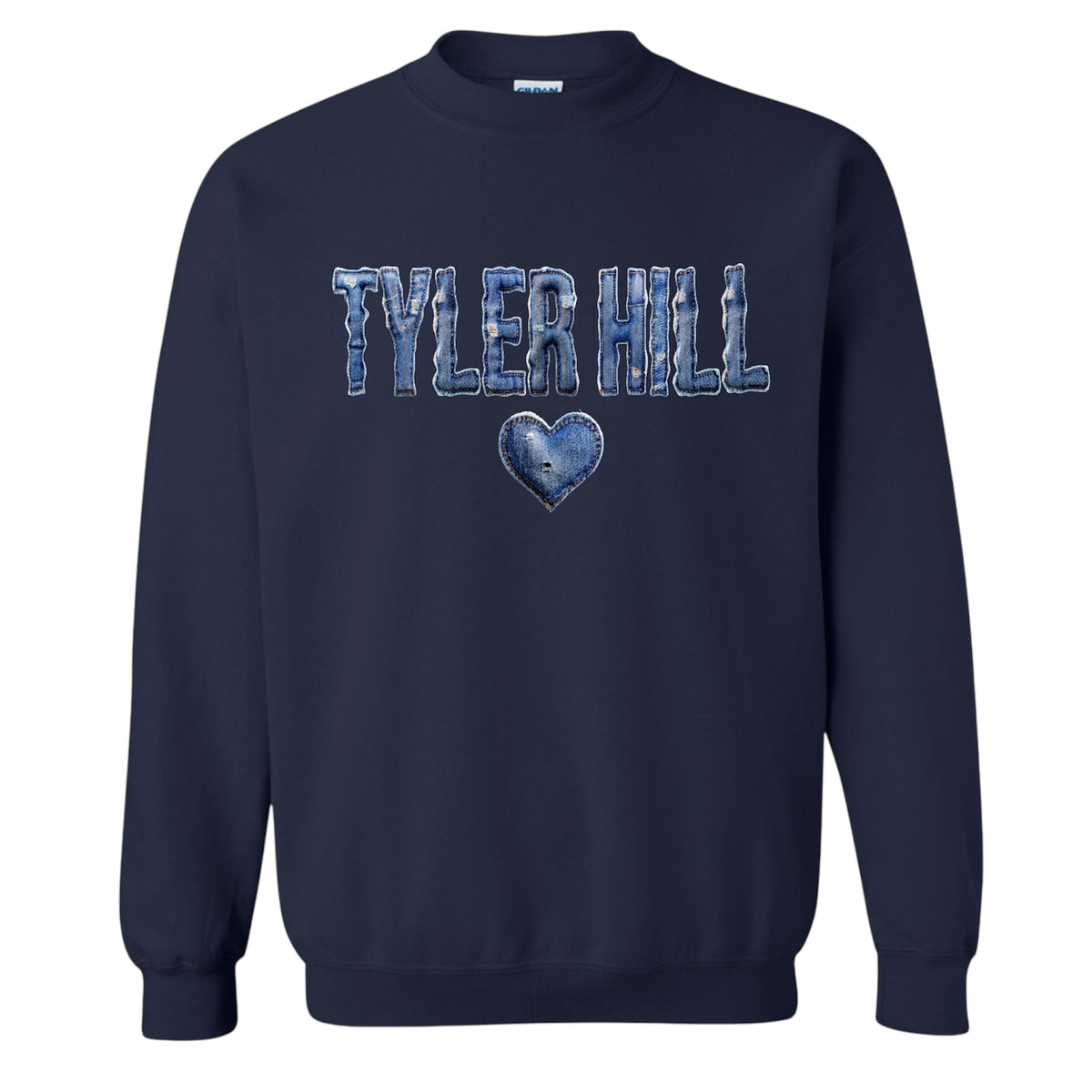 Camp Denim Print Sweatshirt