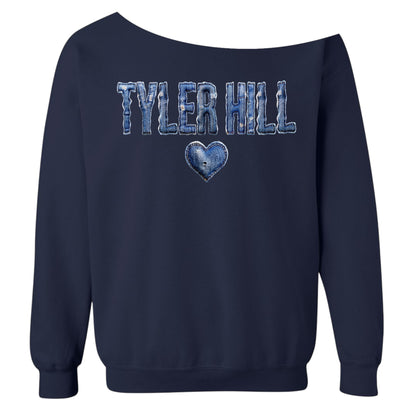 Camp Denim Print Sweatshirt