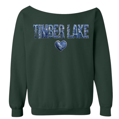 Camp Denim Print Sweatshirt