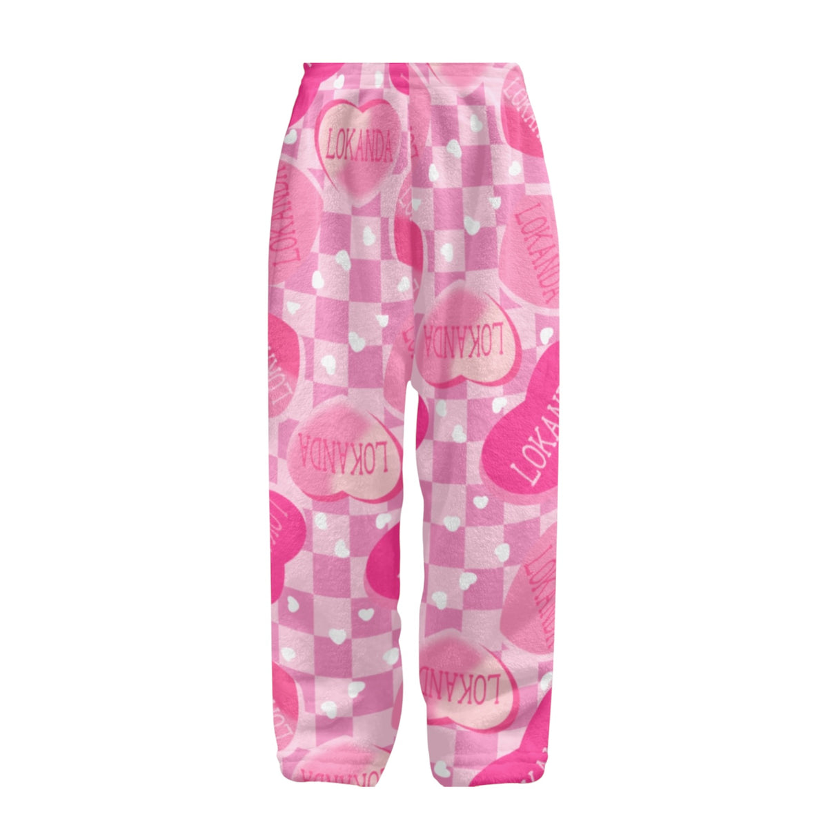 Heart Fuzzy Pajama Pants