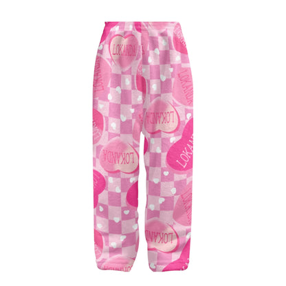 Heart Fuzzy Pajama Pants