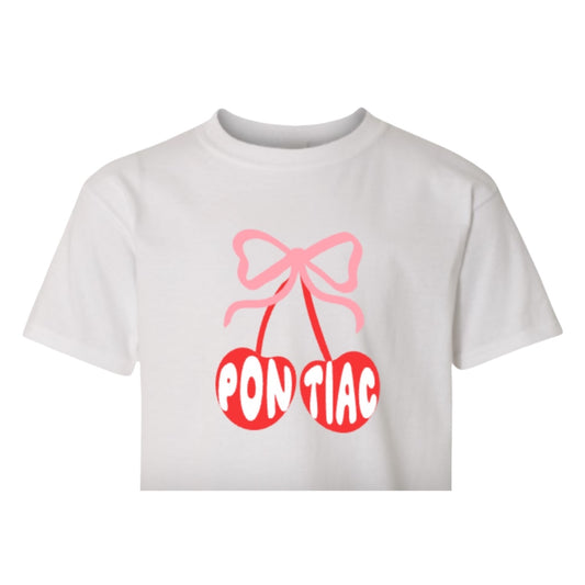 Cherry White Camp Shirt