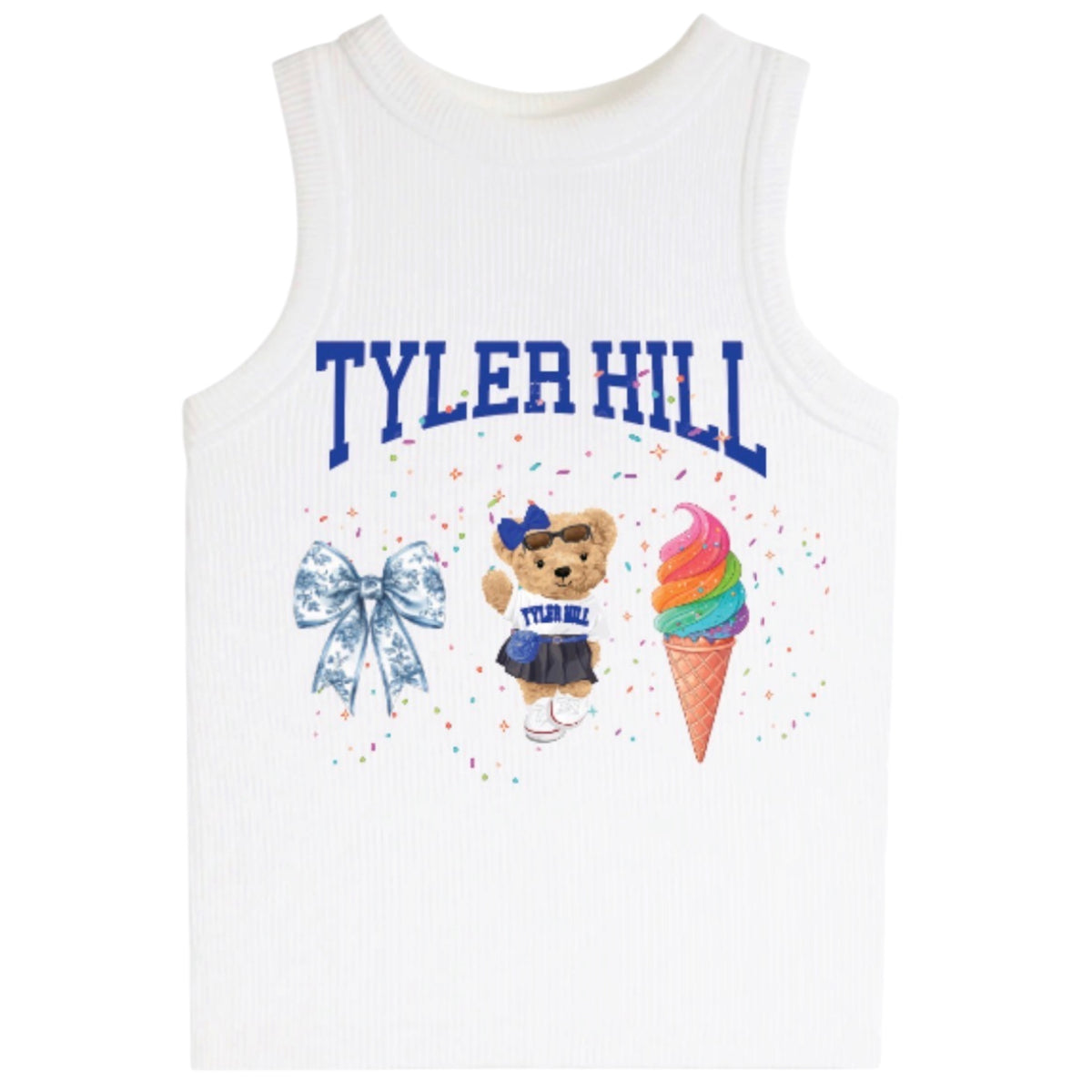 Bow Bear Suzette Tank (Youth)