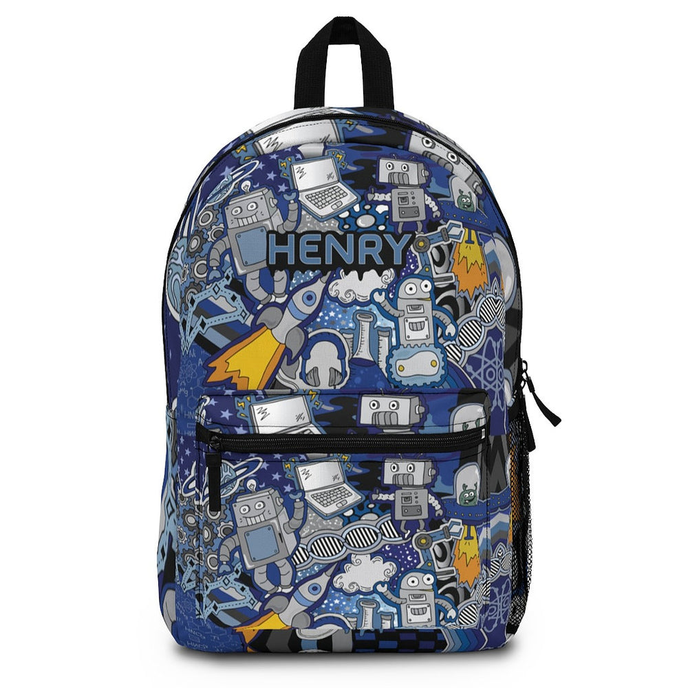 Robo Blue Backpack