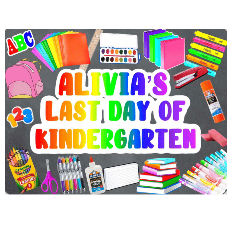 First &amp; Last  Day of School Posters - Back to School
