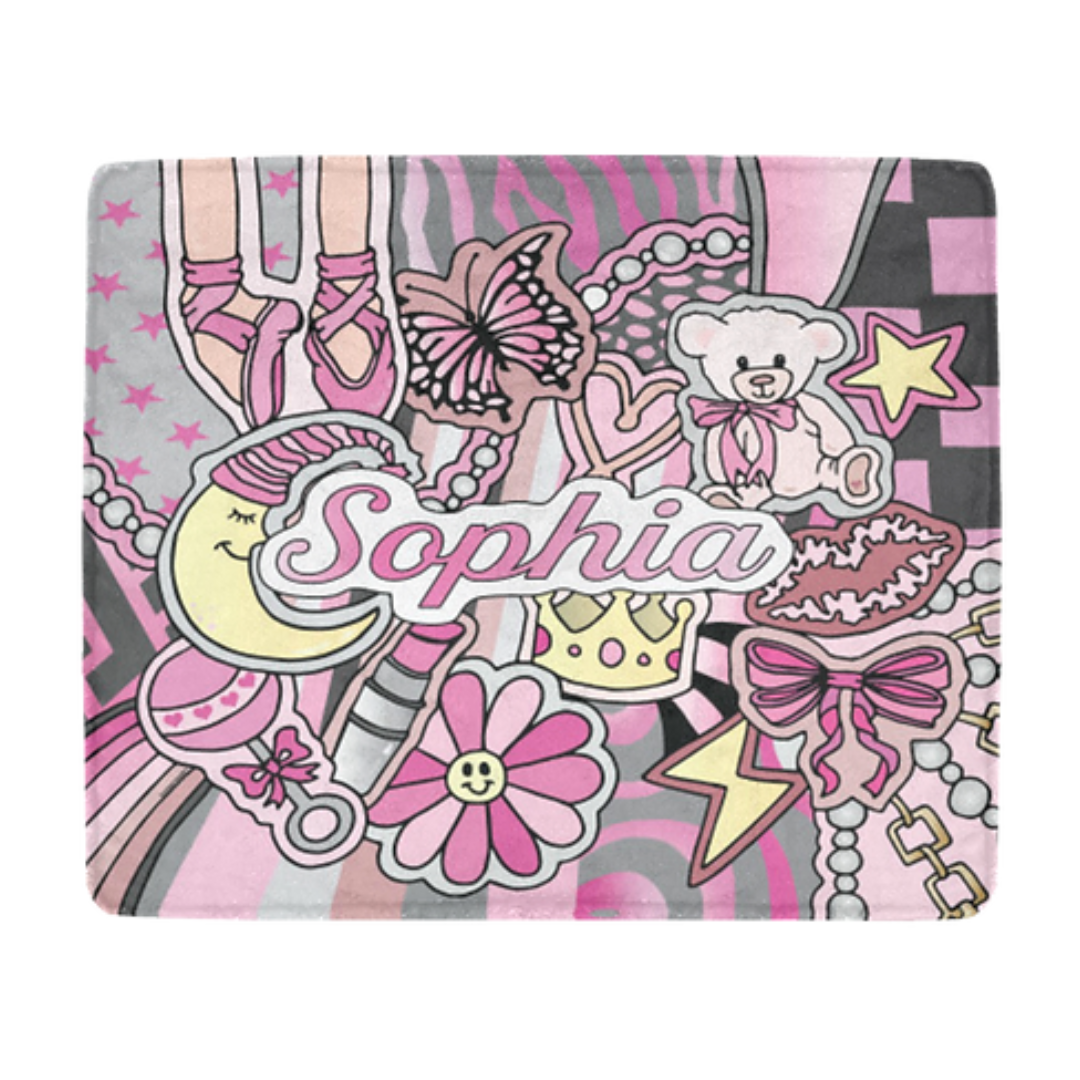 Baby Girl Lullaby Blanket