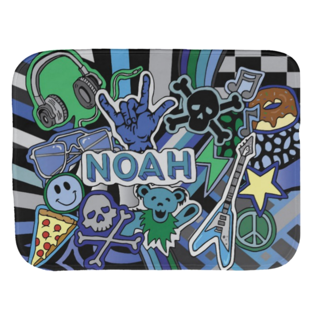 Rockstar Burp Cloth