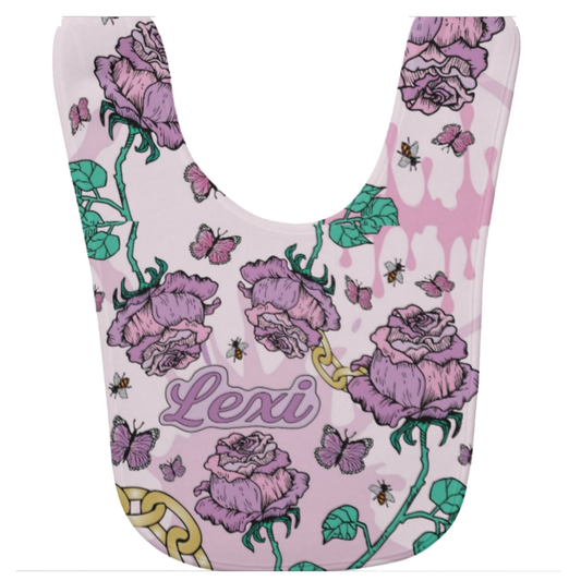 Rose &amp; Chain Bib