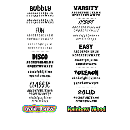 NDG Font Full Alphabet (Updated 9/23)