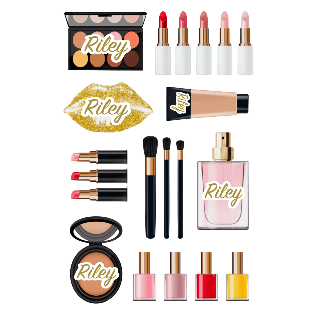 Cling It Sheet CI-90P Gold Makeup