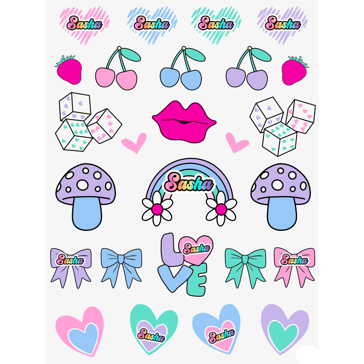Cling It Sheet CI-316P Pastels