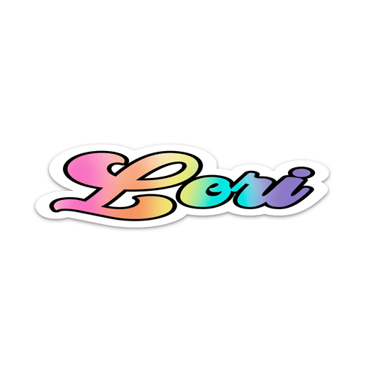 Cling It Word in Pastel Script Font