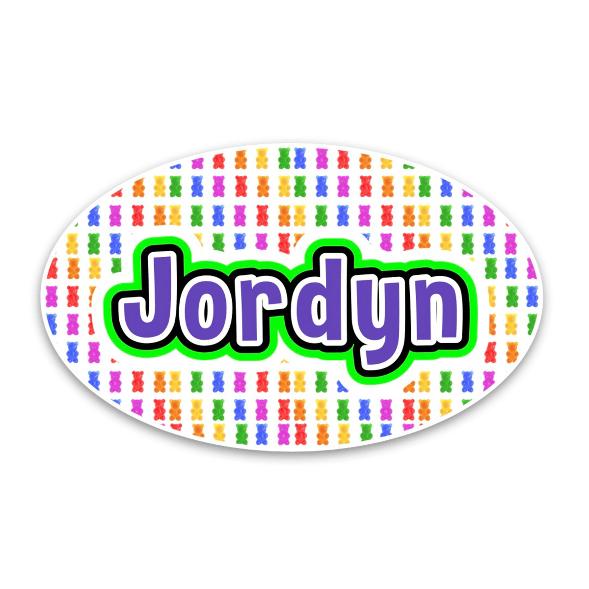 Personalized Cling It Oval