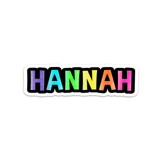 Cling It Word in Rainbow Wood