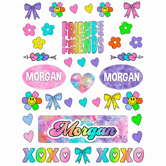 Cling It Sheet - CI 311 Friends (9x12)