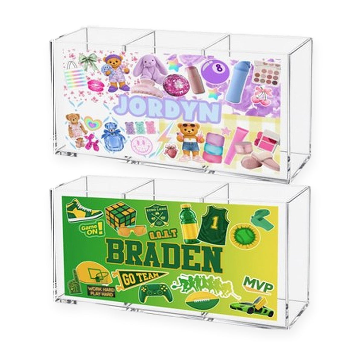 Acrylic Organizer - Pre-Designed Collages