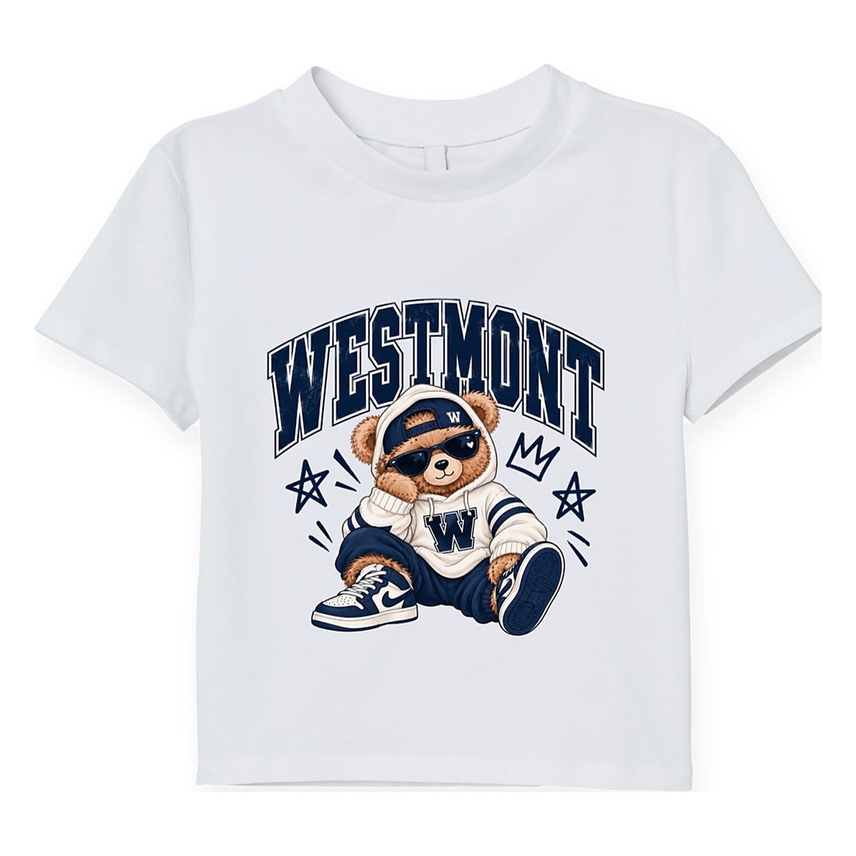 Bear Mascot Camp Tee