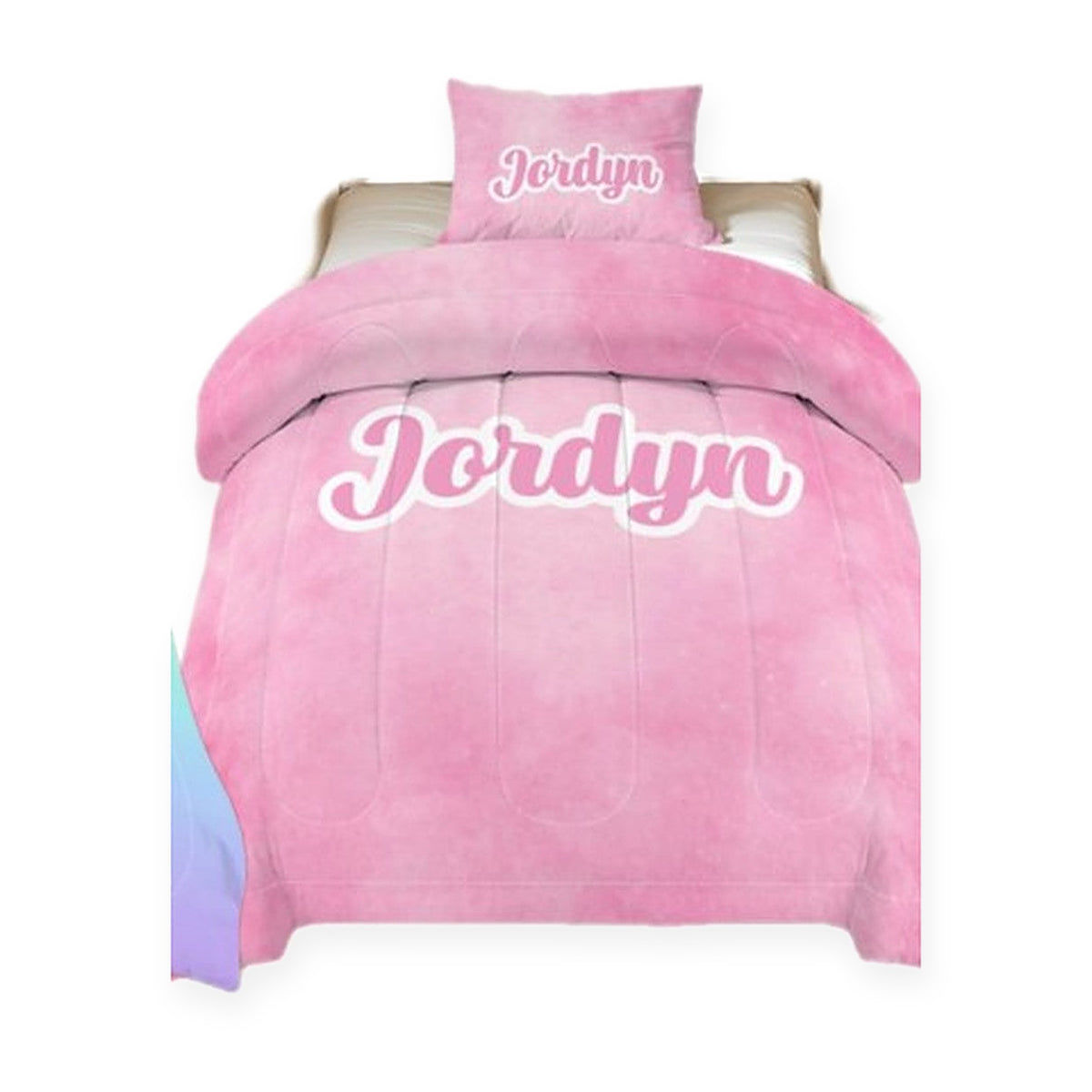 Personalized Comforter & Pillowcase Set