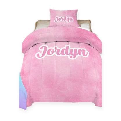 Personalized Comforter & Pillowcase Set