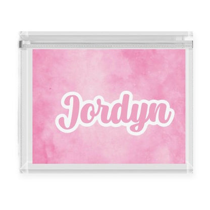 Personalized Clear Letter Pouch