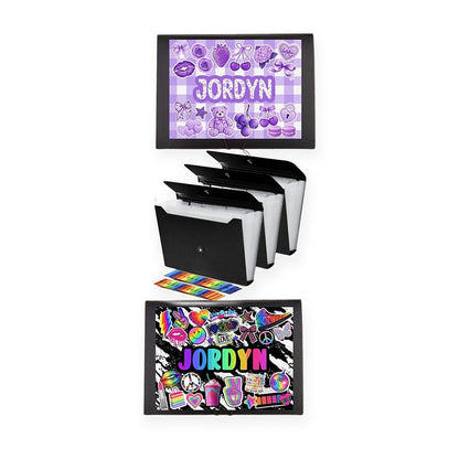 Personalized Accordion Folder, another design
