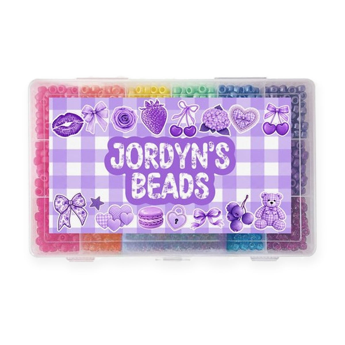 Personalized Pony Bead Kit, another design