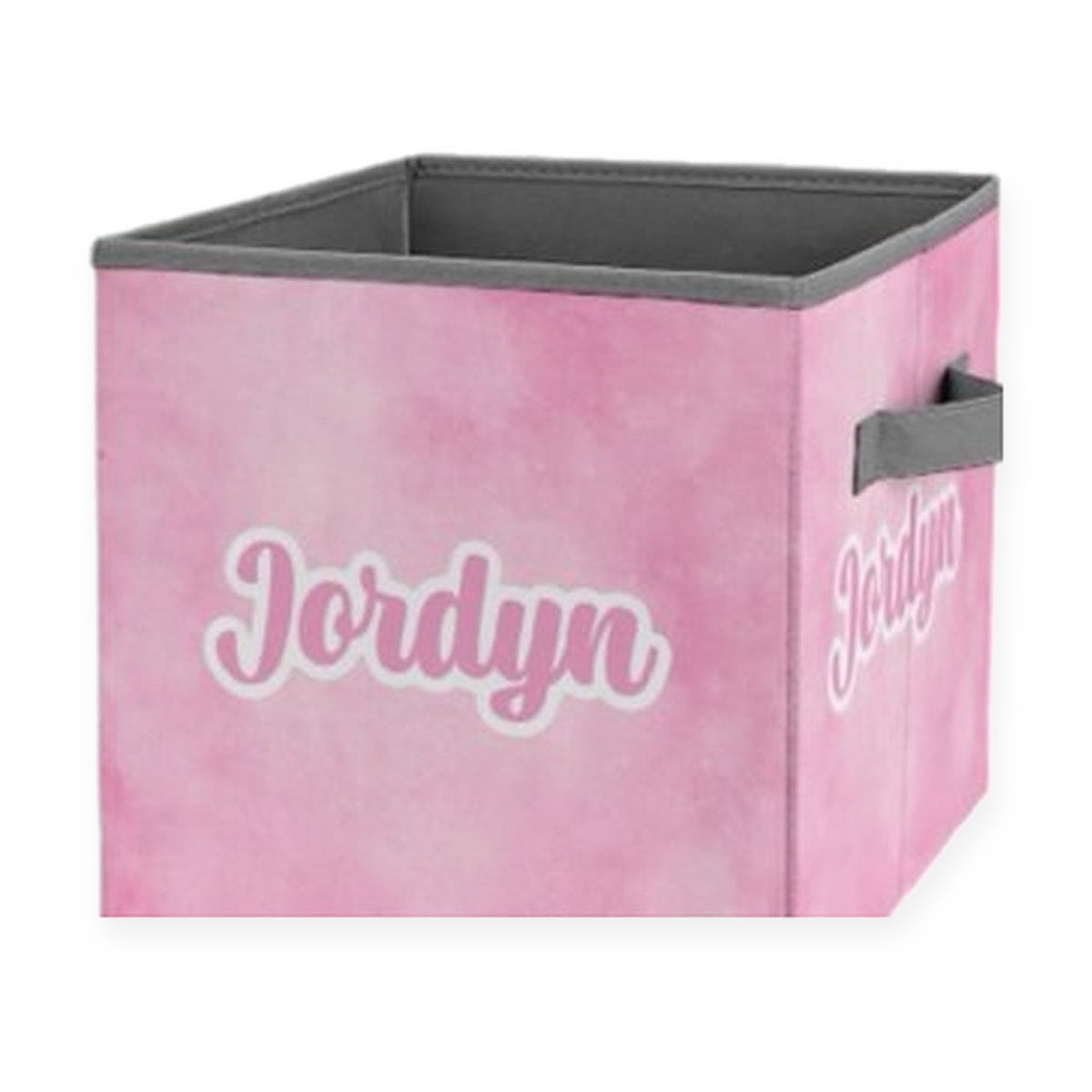 Personalized Fabric Storage Bin