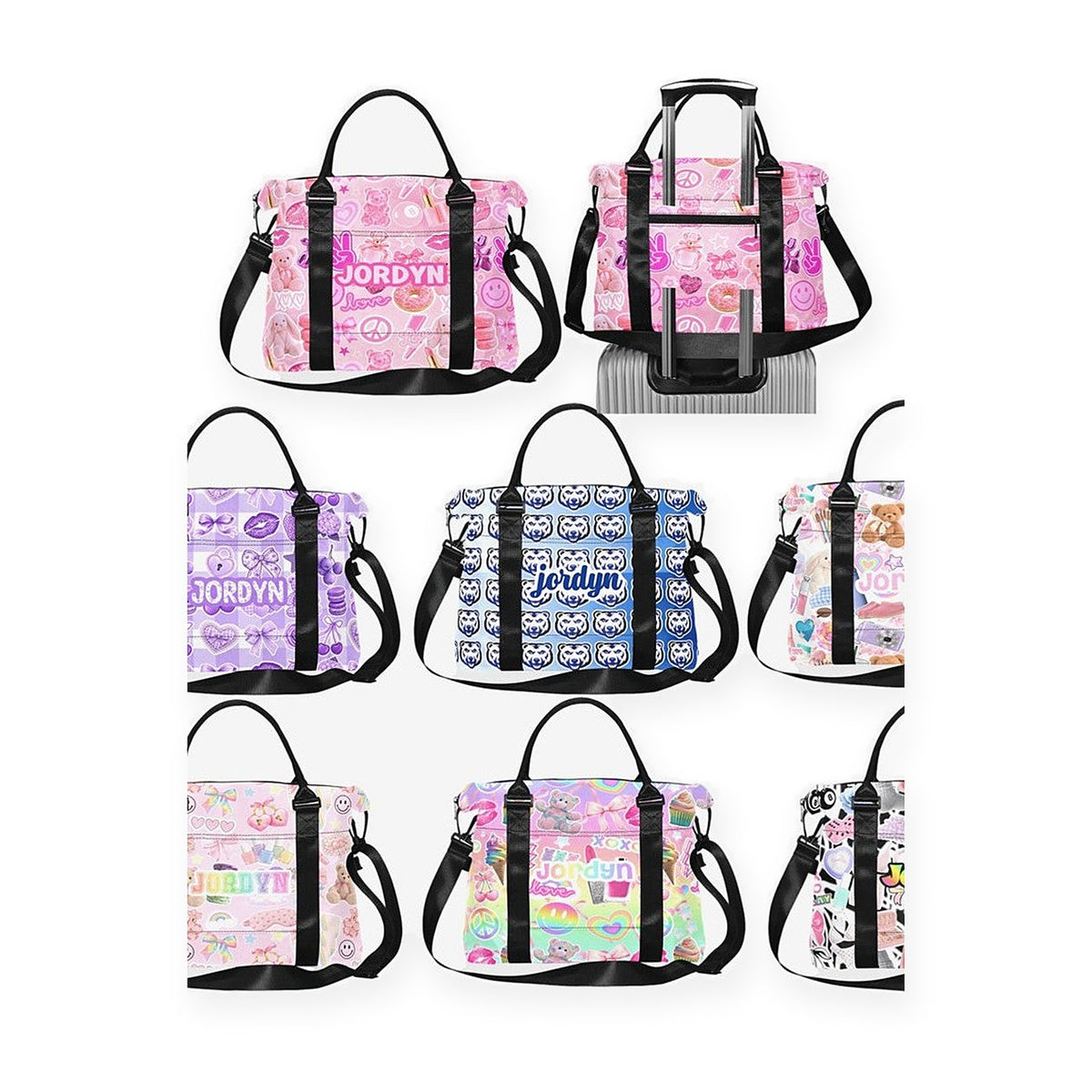 Personalized Large Tote Bag, another design