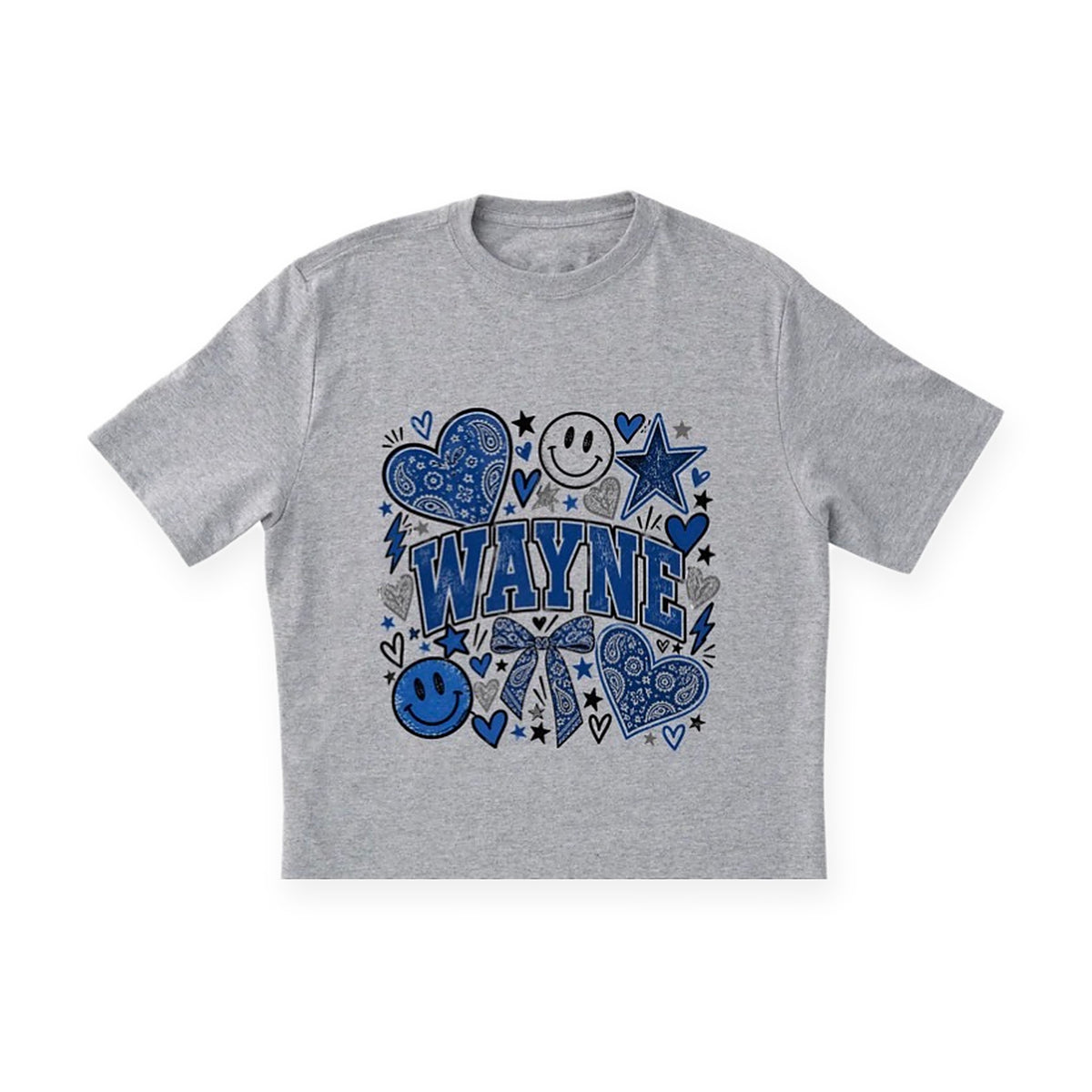 Doodle Hearts Camp Tee