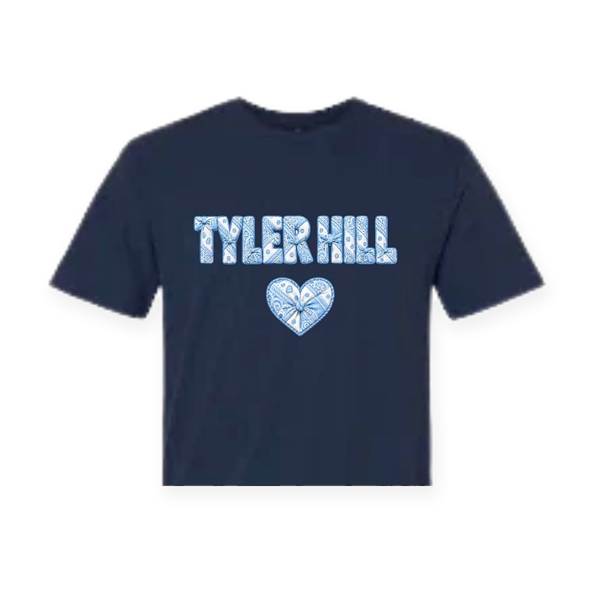 Glitter Heart Camp Tee