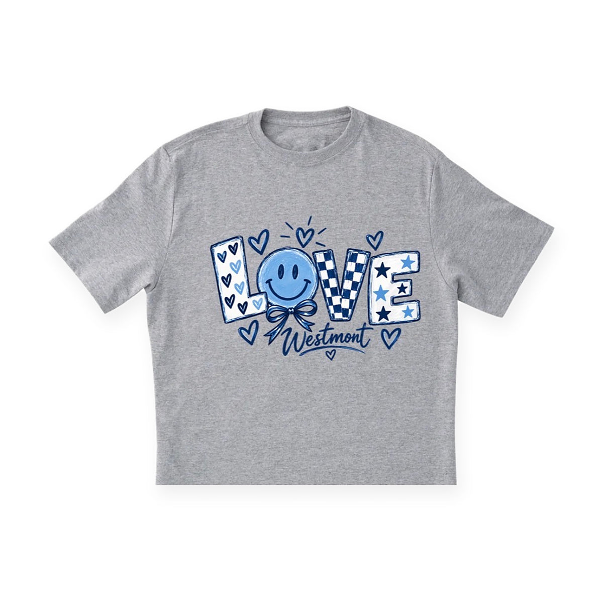 LOVE Smiley Camp Tee
