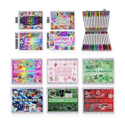 Marker Set - Pre-Designed Collages