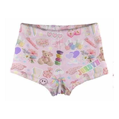 Personalized Fuzzy Shorts, another design