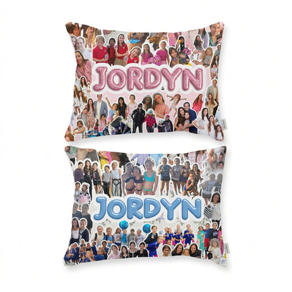 Personalized Photo Collage Pillowcase, another design