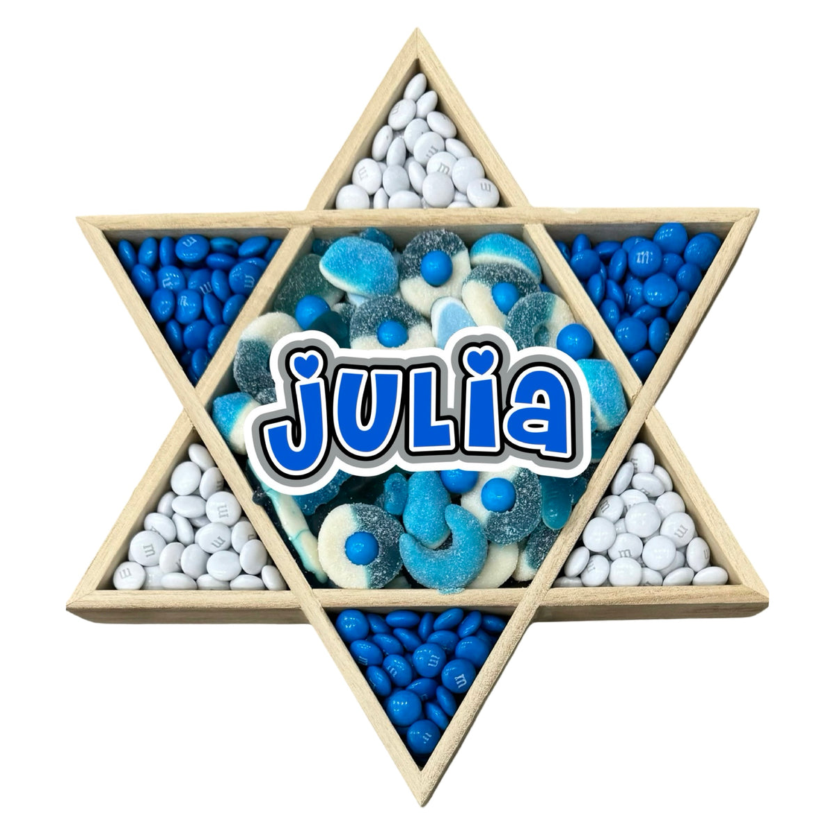Jewish Star Candy Board - Sunshine Sweets