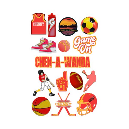 Sports Camp Sticker Sheet (2025)