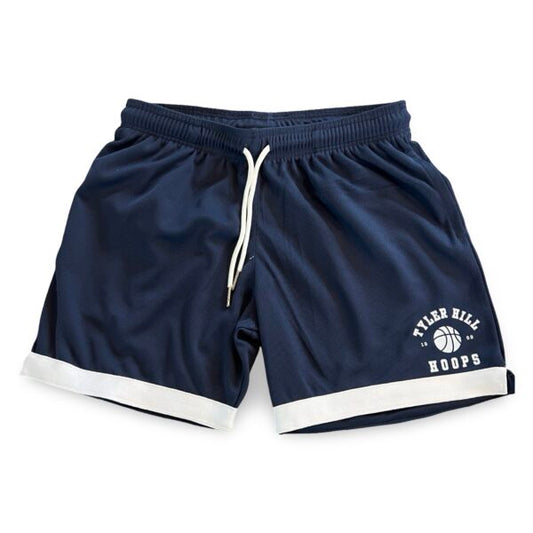 Tyler Hill Navy Drip Shorts – Youth Medium