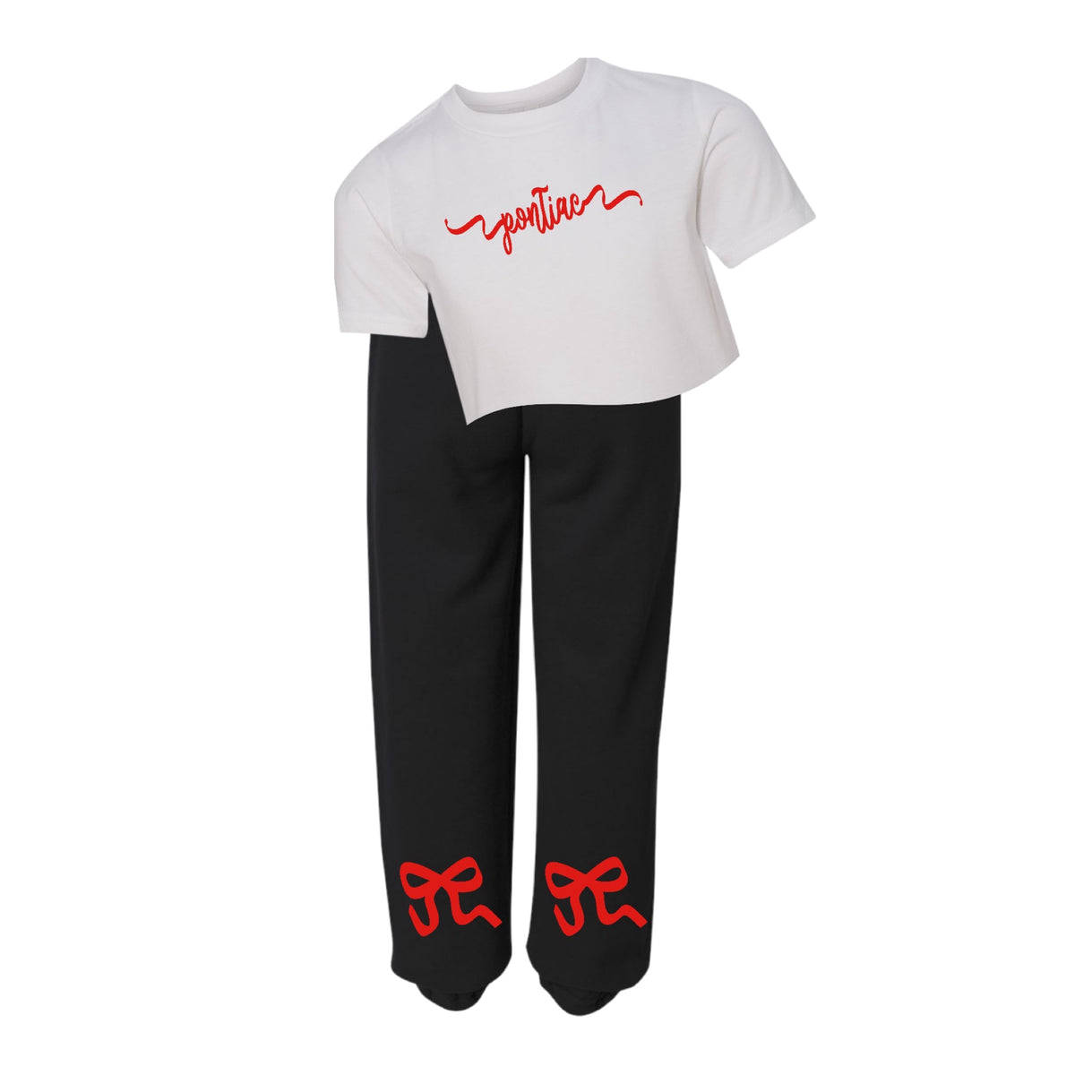 Ribbon Shirt - Sweatpants - Custom Press