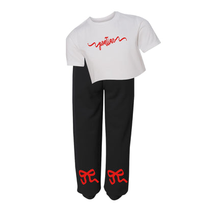 Ribbon Shirt - Sweatpants - Custom Press