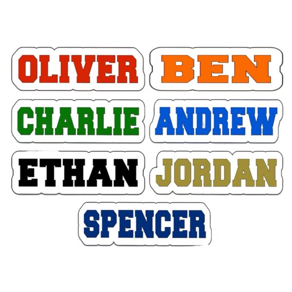Personalized Varsity Font Name Pillow (16" x 10")