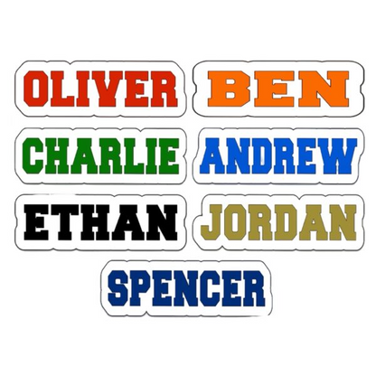 Personalized Varsity Font Name Pillow (16" x 10")