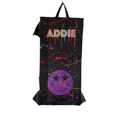 Painted Smiley Face Camp Chair