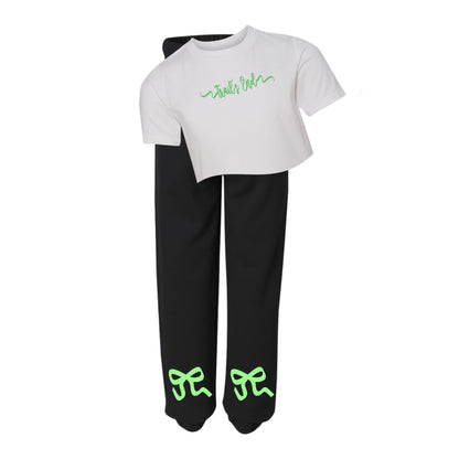 Ribbon Shirt - Sweatpants - Custom Press
