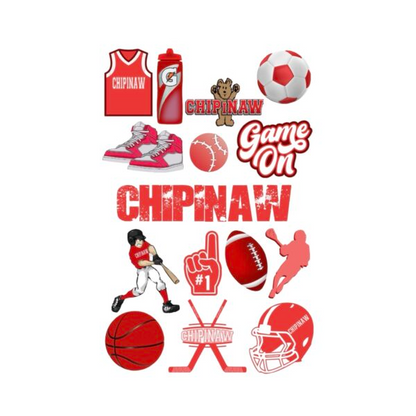 Sports Camp Sticker Sheet (2025)