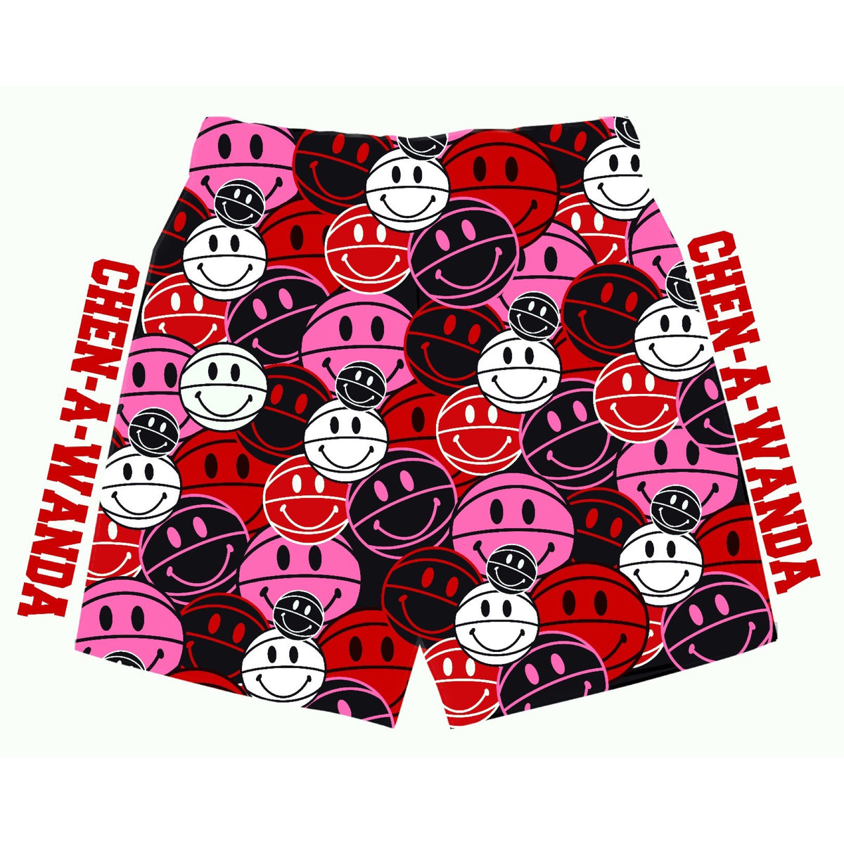 Smiley Shorts - Custom Press
